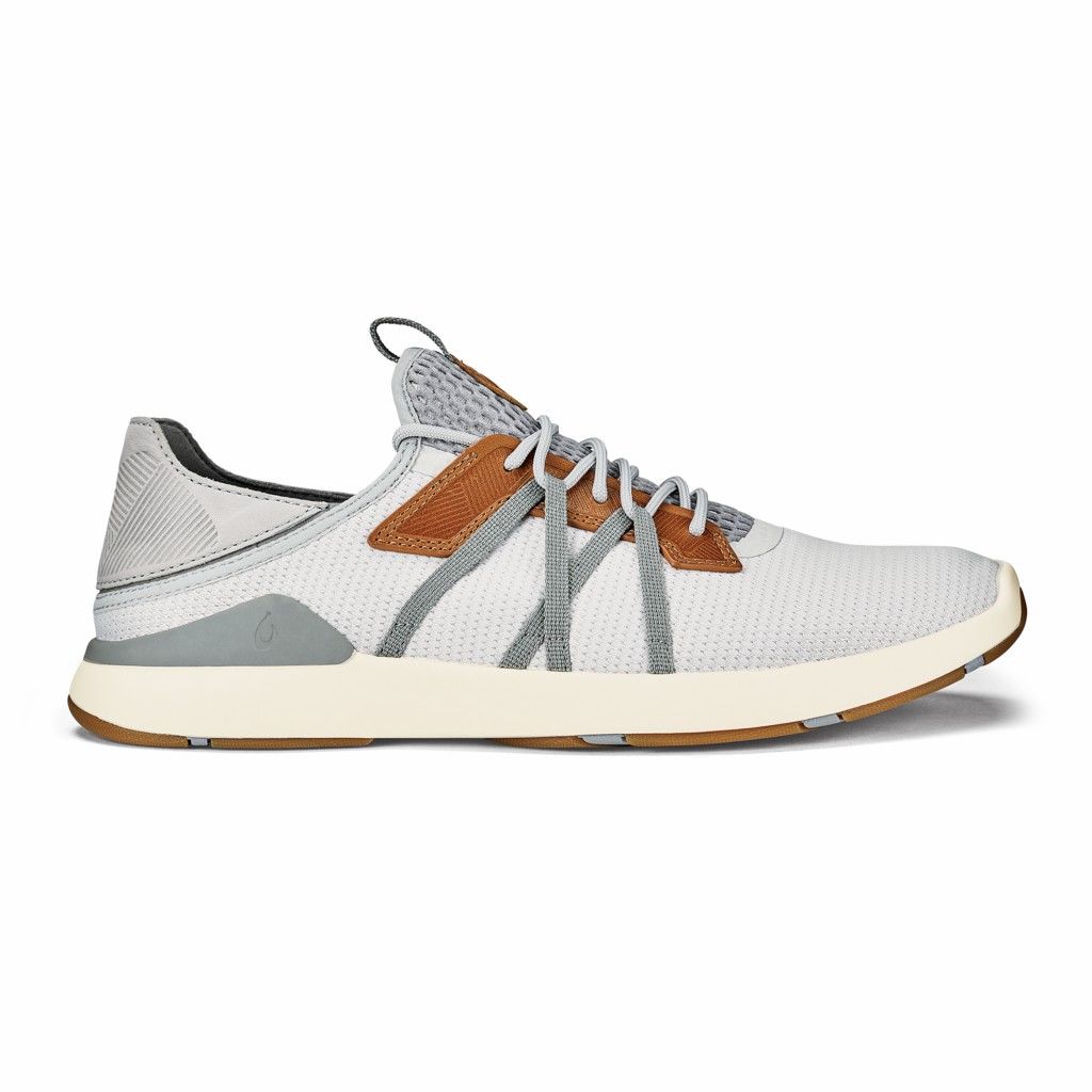 Olukai Men's Mio LI Sneaker - Mist Grey / Poi US406-538